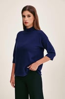 بلوزة بيسك يباقة عالية