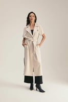 جاكيت شامواة بأكمام قصيرة