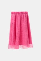 تنورة دانتيل بكسرات