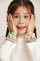 طقم ربطة شعر مطاطية