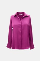 قميص سادة بقصة فاضفة