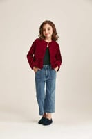 بنطلون دينم بقصة مستقيمة