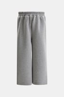 بنطلون واسع بخصر مطاطي