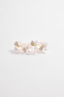 مشبك شعر مزين بالورود