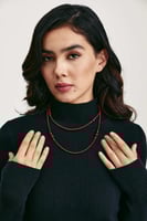 سلسال لؤلؤ بطبقتين