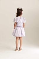 فستان منفوخ بتفاصيل ترتر