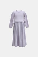 فستان بتصميم قطعتين بأربطة