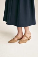 حذاء باليرينا مفتوح بكعب