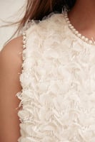 فستان تول بلاأكمام