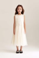 فستان تول بلاأكمام