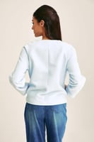 جاكيت مُزين بوردة