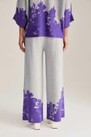 بنطلون محبوك مطبع