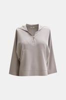 بلوزة بقبعة بجيوب