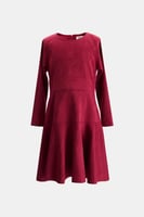 فستان شامواة بقصة كلوش