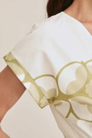 فستان مورد بخصر مطاطي