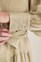 فستان قميص برباط