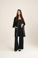 بنطلون واسع بخصر مطاطي