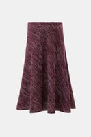 تنورة تويد بقصة كلوش