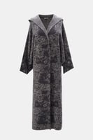 كارديغان طويل مزين بنقوش