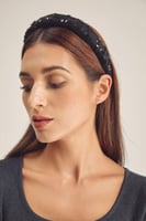 طوق شعر مزين بالترتر