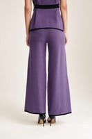 بنطلون واسع بخصر مطاطي