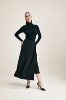 تنورة لف بكسرات