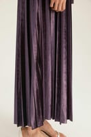 فستان مخمل بليسيه بحزام