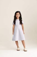 فستان بأكتاف مزينه بالكريستال