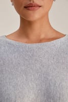 بلوزة محبوكة بطبعات