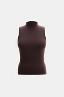 بلوزة محبوكة بلا أكمام