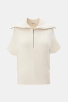 بلوزة محبوكة بسحاب