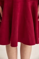 فستان شامواة بقصة كلوش