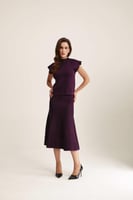 تنورة ميدي بنقوش هندسية