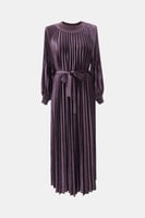 فستان مخمل بليسيه بحزام