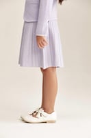 تنورة لامعة بخصر مطاطي