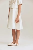 تنورة ميدي بكسرات