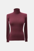 بلوزة بيسك بياقة عالية