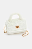 حقيبة فرو بسلسلة