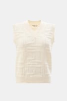 بلوزة محبوكة بلا أكمــام