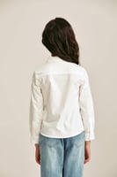 قميص مدرسي بناتي سنبل – قطن ناعم ومريح بأكمام طويل...