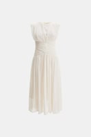 فستان بخصر درابية