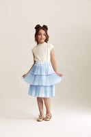 تنورة بليسيه متعددة الطبقات