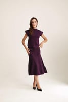 تنورة ميدي بنقوش هندسية