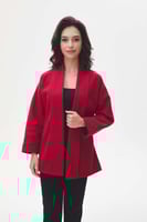 جاكيت جوخ بحزام ربط