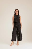 بنطلون واسع مزين بالخرز