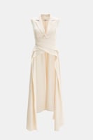 بلوزة درابية بقصة غير متماثلة