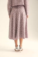 تنورة تويد بقصة كلوش