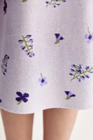 فستان مورد بأزرار