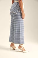 بنطلون مطبع بخصر مطاطي