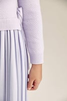 فستان بتصميم قطعتين بأربطة